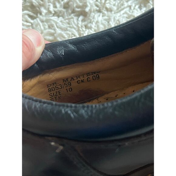 VTG Dr. Martens 8053 Brown Leather Oxfords Dress Shoes England US Mens 11 UK 10 - Picture 11 of 14